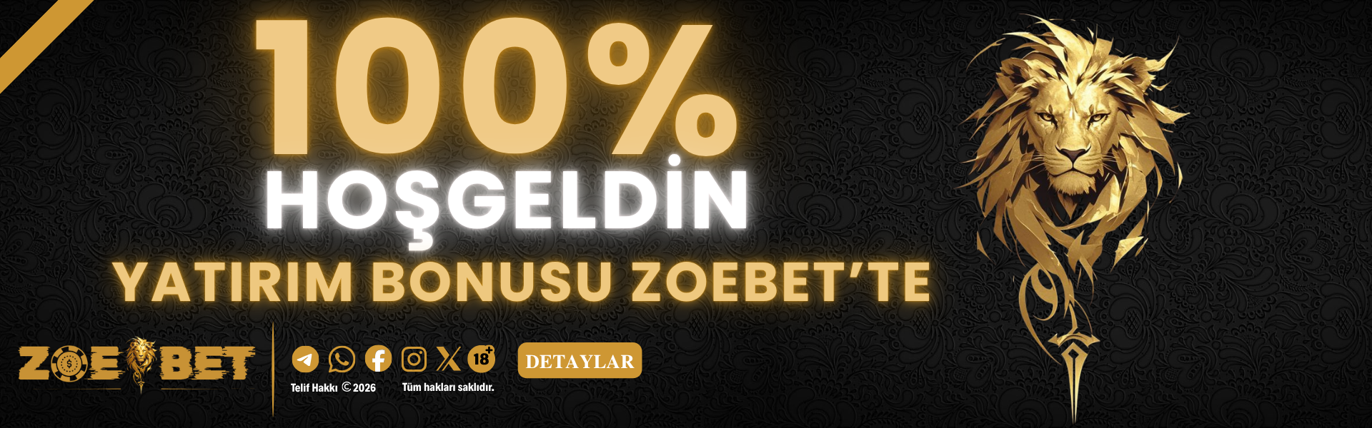 %100 HOŞGELDİN BONUSU